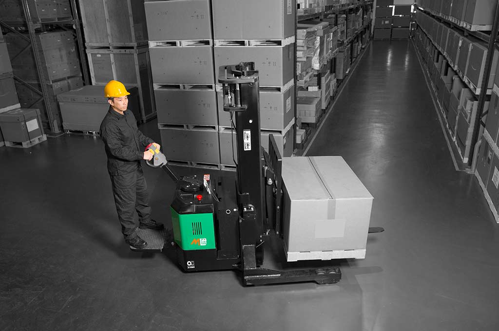 Electric Reach Stacker - K-Lift Industrial