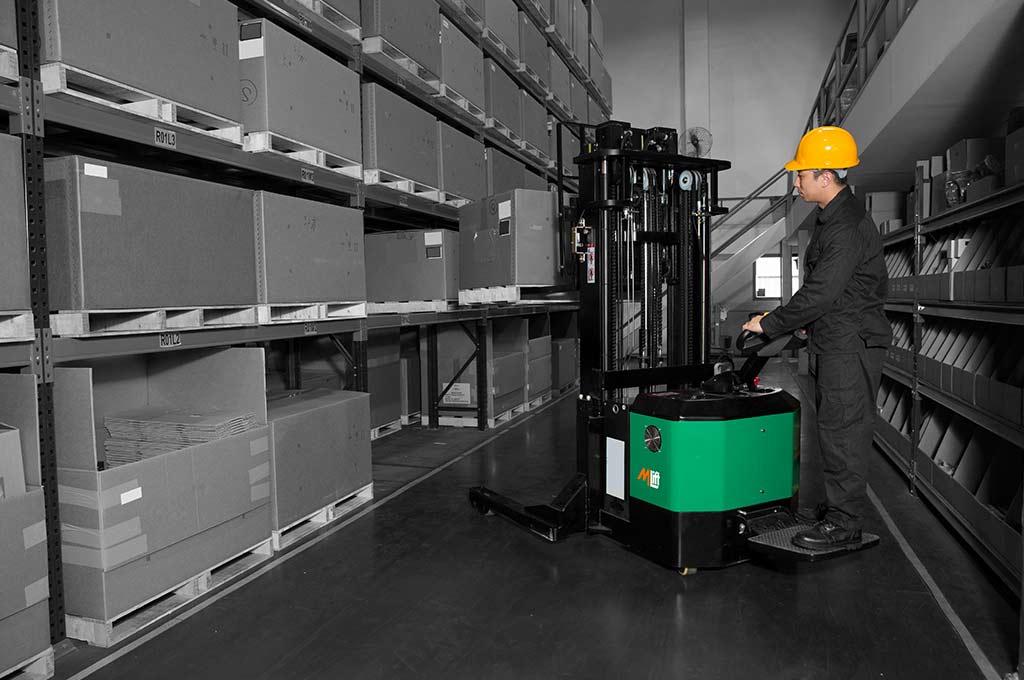 Electric Reach Stacker - K-Lift Industrial